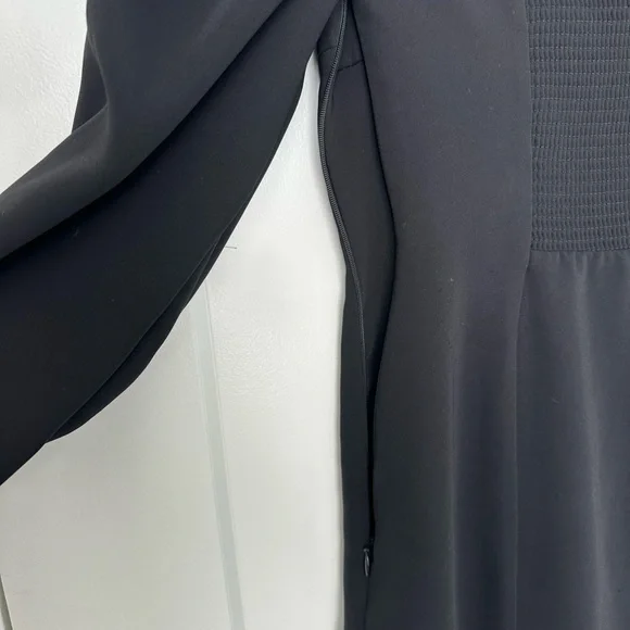 Aritzia Wilfred Black Novella Dress - Size 2 - Picture 10 of 14